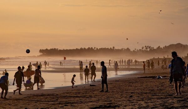 Bali Beach at Sunset